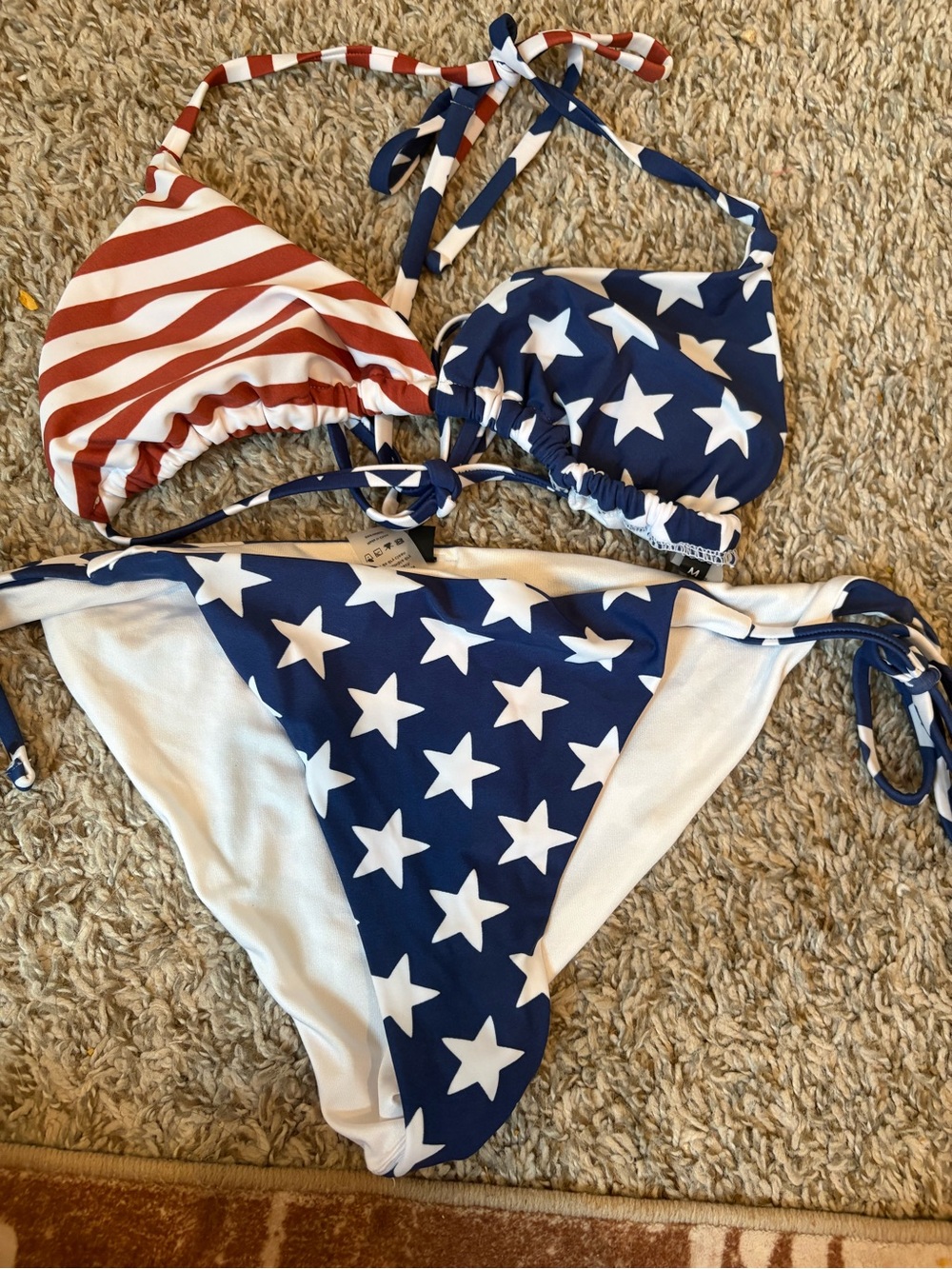 American flag bikini